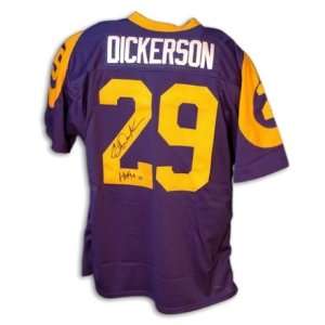 Eric Dickerson Signed Rams Jersey w/HOF 99