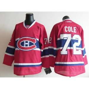  Erik Cole Jersey Montreal Canadiens #72 Red Jersey Hockey 