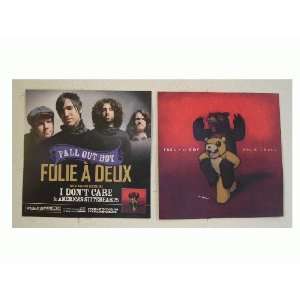  Fall Out Boy Poster Flat Double Sided Folie A Deux 