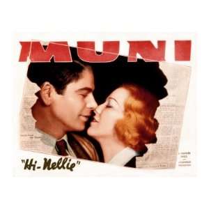 Hi, Nellie, Paul Muni, Glenda Farrell, 1934 Premium Poster Print 