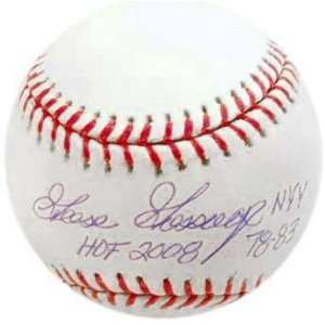Goose Gossage Autographed Baseball  Details: HOF 2007 and NYY 78 83 