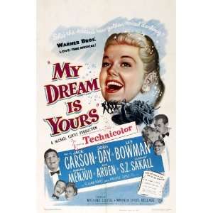 My Dream Is Yours Poster Movie 27x40 Jack Carson Doris Day Lee Bowman 