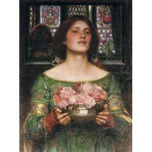 Hand Made Oil Reproduction   John William Waterhouse   32 x 44 inches 
