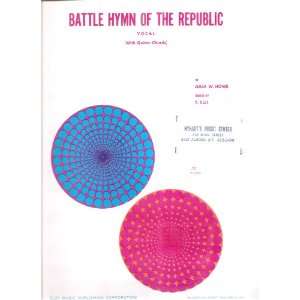   Music Battle Hymn Of The Republic Julia W. Howe 208 