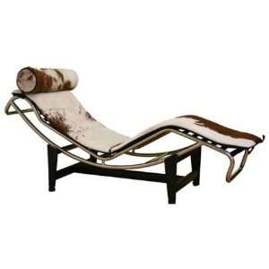 Le Corbusier Chaise Lounge in Pony Skin