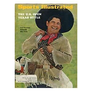 Lee Trevino Autographed / Signed Sports Illustrated   June 9, 1969