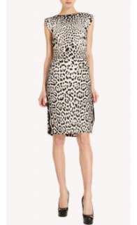 Yves Saint Laurent Sleeveless Leopard Dress