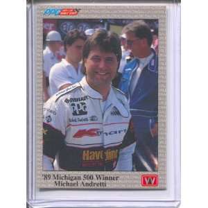  1991 All World Indy #66 Michael Andretti Win Sports Collectibles
