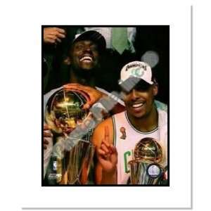 Paul Pierce & Kevin Garnett Boston Celtics NBA Double Matted 8x10 