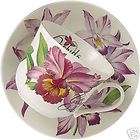 SALE**ORCHID BREAKFAST CUP SAUCER, ROY KIRKHAM. Made in England. New 
