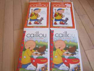 CAILLOU VHS VIDEOS BOTH IN ENGLISH AND FRENCH  