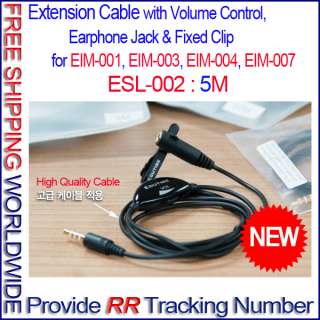   Volume Control Earphone Jack Fixed Clip for EIM 003 * ESL 002  