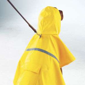 DOGS CLOTHING YELLOW DOG Rain Coat Jacket w/hood *XXL  