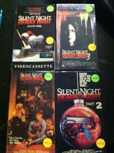 Silent Night, Deadly Night (Parts 1, 2, 3 & 5) VHS Horror Lot See 