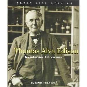  Thomas Alva Edison Claire Price Groff Books