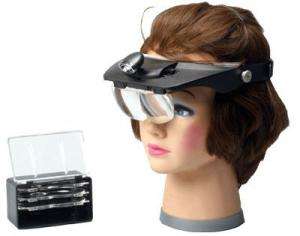 SE Headband Magnifier w/ Light 4 lenses  