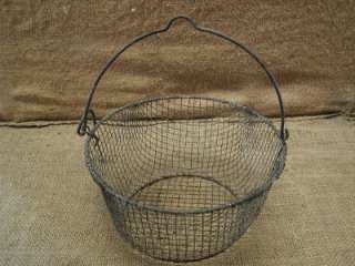   Basket  Antique Old Garden Kitchen Baskets Boxes Barrel 6442  