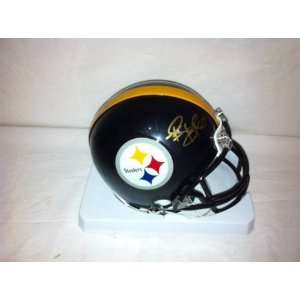 Troy Polamalu Autograph Hand Signed Pittsburgh Steelers Mini Helmet
