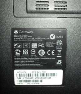 Gateway NV53A Notebook Laptop 15.6 screen 500GB Hard drive  