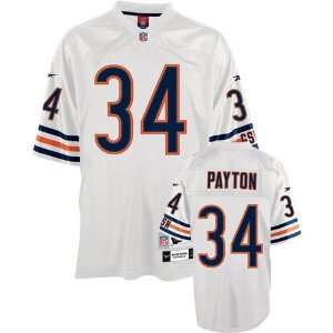  Chicago Bears Walter Payton White EQT Jersey: Sports 