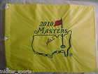 ben crenshaw signed autographed 2010 masters golf flag augusta pga 
