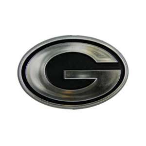 Green Bay Packers Chrome Auto Emblem Decal Football  