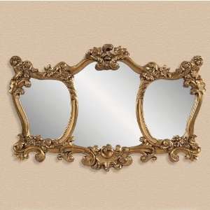  Bassett Mirror M3170 Donatella Wall Mirror in Gold with 