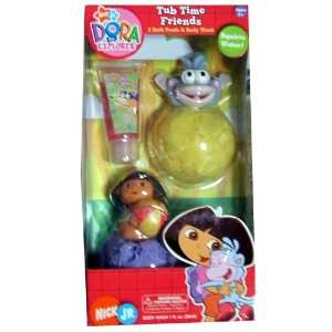  Dora the Explorer Bath Set Tub Time Friends Toys & Games
