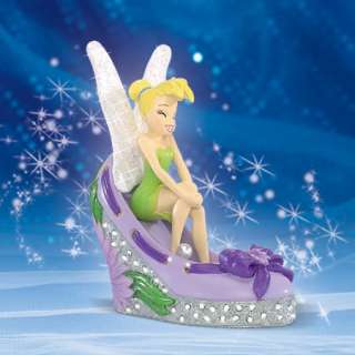 Disney  Tinker Bell Adorable Aster Pixie Figurine in a Shoe  