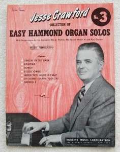 Jesse Crawford EZ Hammond Organ Solos #3 Pop Music  
