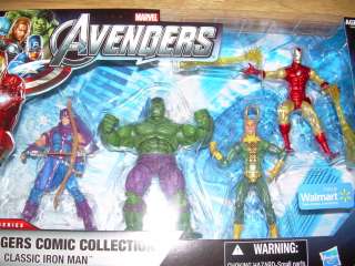 Hasbro Marvel The Avengers Comic Series Collection Set #02 Hulk Loki 