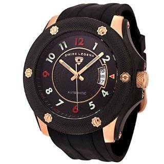   Round Speedster Swiss Automatic Rose Gold Tone Watch with Winder