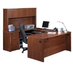  Embassy U shaped Workstation With Hutch and Assembled 