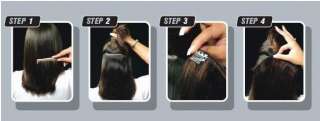   straight real remy human hair extensions clip in 7pcs full head HOT