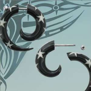   Gauge Spiral Horn Organic Fake Taper   16g   Sold As A Pair Jewelry