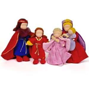  Royal Family Dollhouse Doll Set: Toys & Games