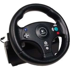  Logitech Speed Force Wheel for Nintendo GameCube 