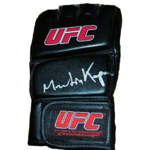  Martin Kampmann Autographed UFC Glove Sports Collectibles