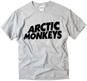 ARCTIC MONKEYS Logo #2 EMO ROCK MUSIC BAND Indie t shirt  