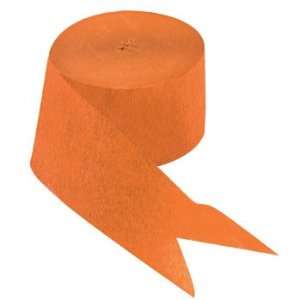  Orange Paper Streamer   Balloons & Streamers & Streamers 