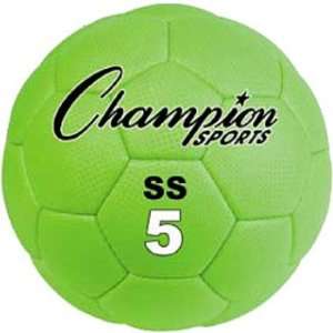   Soft 5 Ply Soccer Balls FLUORESCENT GREEN/BLACK 5