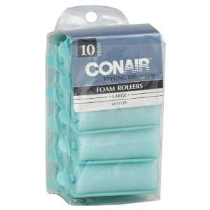  Conair Styling Essentials Foam Rollers, Large, 10 ct 