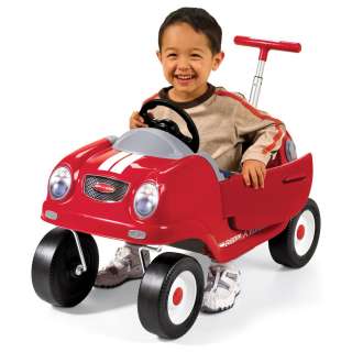   manufacturer kids love riding in style in the little red sport coupe