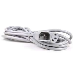  10 Standard Power Cord Extension Cable (Gray 