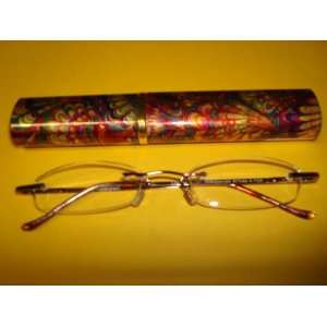  Compact Reading Glasses in a Tube Case Health & Personal 