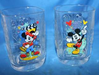 McDonalds Mickey Mouse 2000 Celebration Glasses Glassware Beverage 