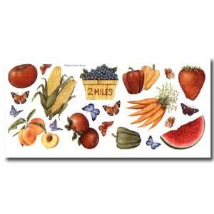    Fruits and Vegetables Large Instant Stencils