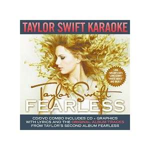  Taylor Swift   Fearless Karaoke CD with DVD Toys & Games