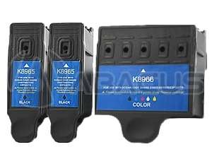 3PK 2BK+1CLR Ink #10 for Kodak Easy Share ESP5 Printer  