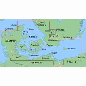   Denmark/Sweden Saltwater Map CD ROM (Windows) GPS & Navigation